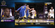 Kobe Bryant Post Game Interview Lakers vs Warriors