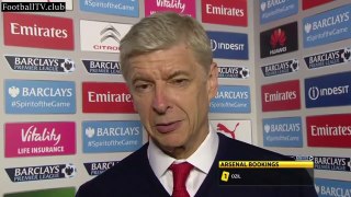 Arsenal vs Stoke 2 : 0 Arsene Wenger post match interview