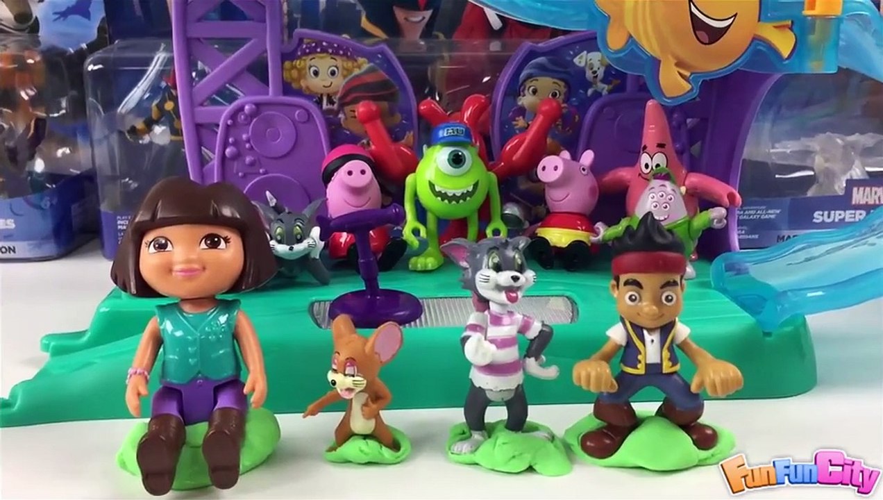 Bubble Guppies Rock and Roll Stage Playset - Toys Unboxing by Disney Toy Collector Toy Channel