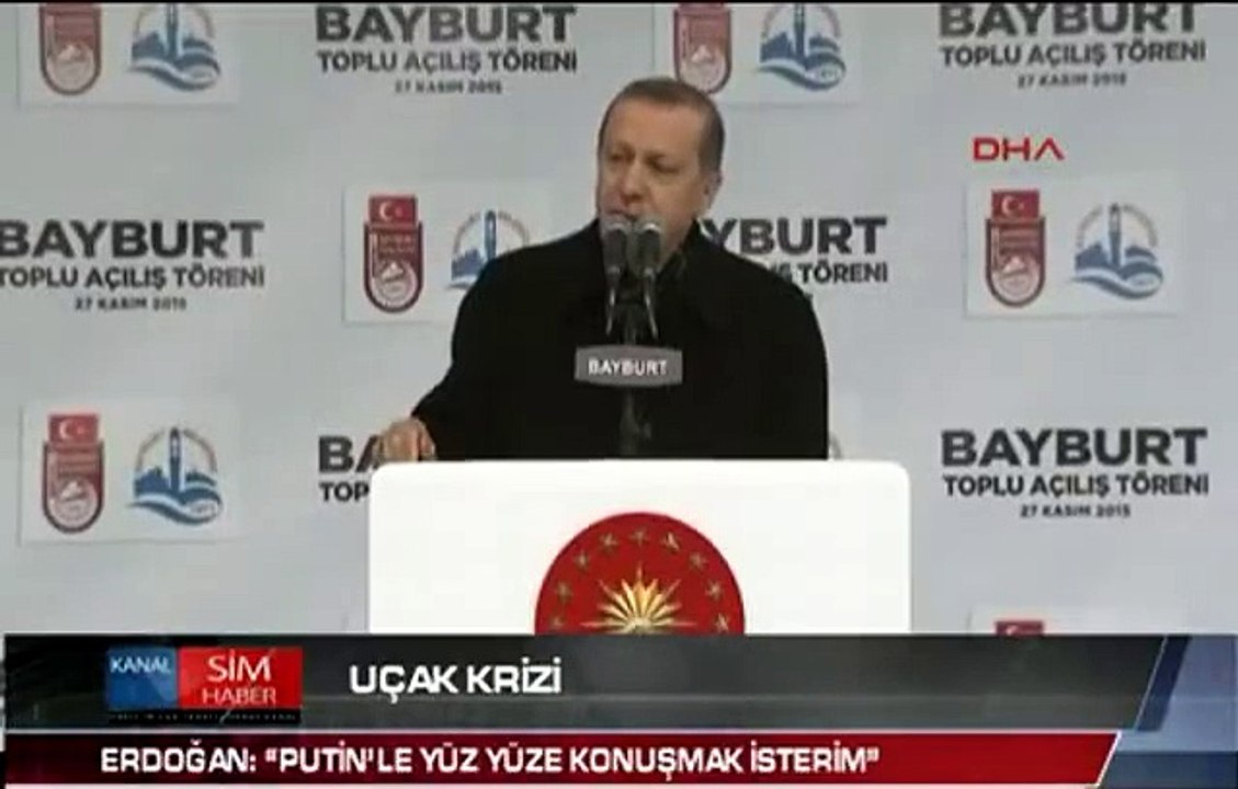 Uçak Krizi sonrası Erdoğan: “Putin’le yüz yüze konuşmak isterim”