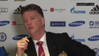 Manchester United manager Louis van Gaal: We were the better side and created more chances