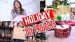 Fun Holiday DIYs | Decor, Gifts, + Treats!