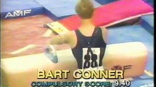 1979 gymnastics BART CONNER on Pommel Horse