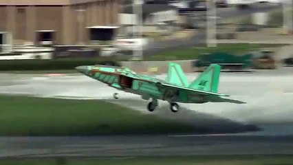 THE VERY LAST F 22 aircraft built for the US Air Force