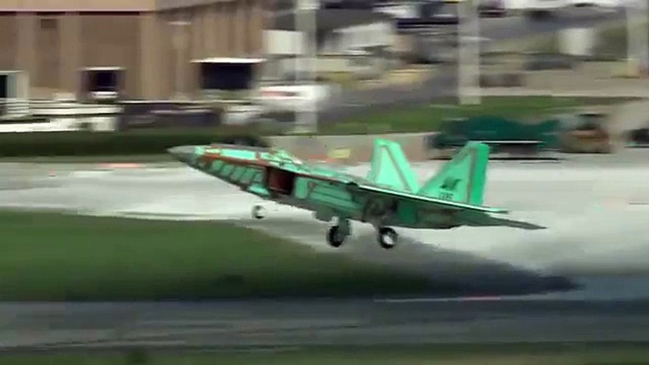 THE VERY LAST F 22 aircraft built for the US Air Force