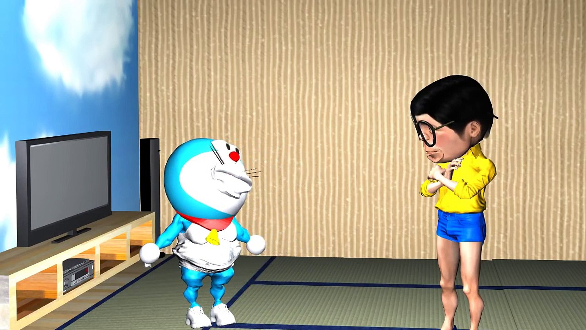 ドラえもんxのび太x青鬼 アニメパロディ Doraemon Nobita Ao Oni Dailymotion Video