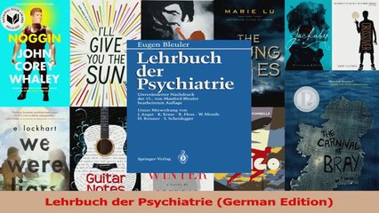 PDF Download  Lehrbuch der Psychiatrie German Edition Read Full Ebook