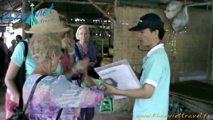Visite du marché flottant  de Cai Be - bateau Toum Tiou sur Mekong | Voyage Vietnam