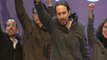 Iglesias celebra el éxito de Podemos en el Reina Sofía