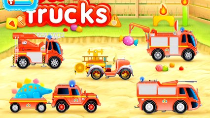 Çizgi Film İtfaiye Araçlar Kurtarma jipi