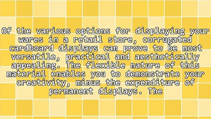 The Best Features of Corrugated Cardboard Displays