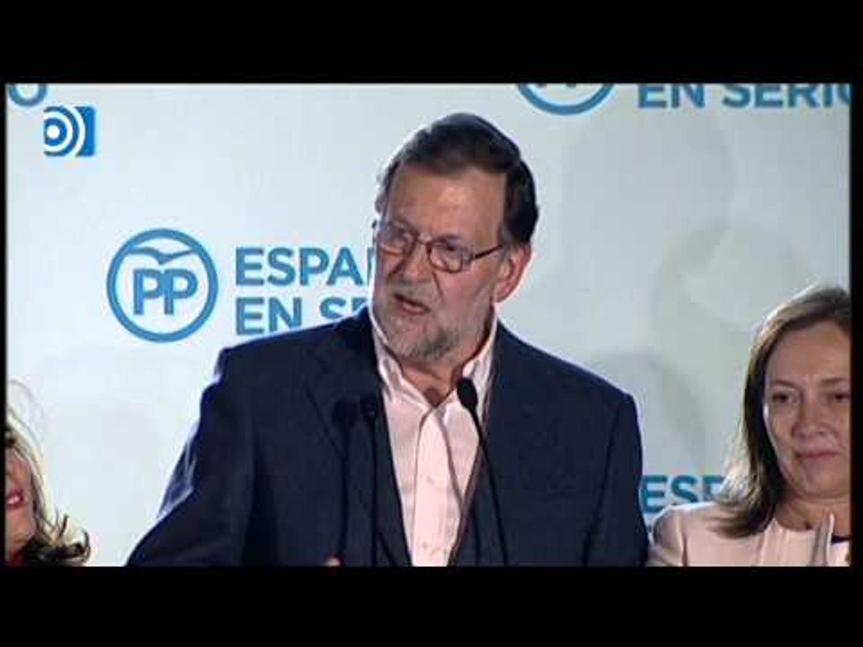 Rajoy: "Voy a intentar formar Gobierno"