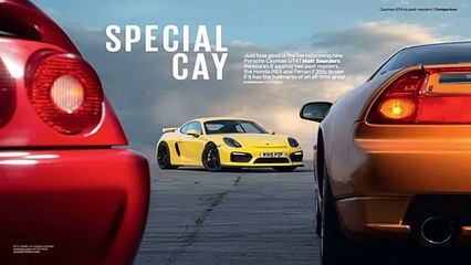 Porsche Cayman GT4 versus Honda NSX and Ferrari 355 - comparison