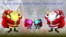 Santa Claus Finger Family Song Daddy Finger Nursery Rhymes Christmas Woman Full animated c catoonTV!