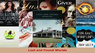 Read  Lost and Found Worlds Ebook Free