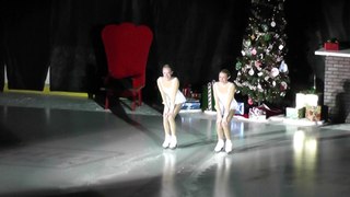 Hannah and Haley - Holiday Ice Show Duet - Dec 19 2015
