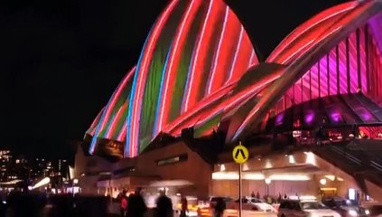 Sydney Australia tourist destinations nightlife (timelapse)