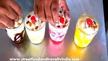 Lassi making Most Popular Indian Sweet or Dessert Drink | Street Food India.