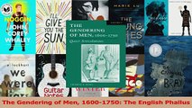 The Gendering of Men 16001750 The English Phallus