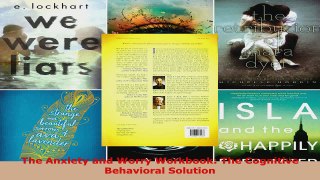 Download  The Anxiety and Worry Workbook The Cognitive Behavioral Solution PDF Online
