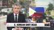 South Korean resident shot dead in Philippines