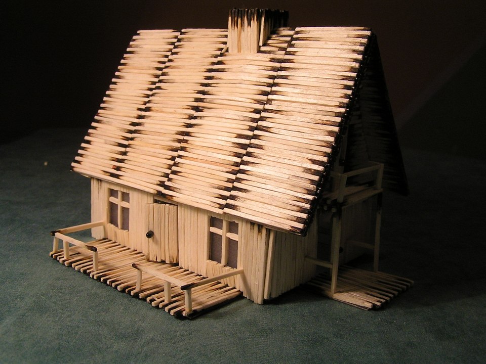 How To Make A House With Matchbox