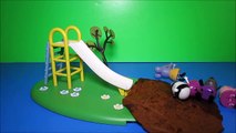 Fair Peppa Pig Slide Playground Playset Toy Collectable Figures By WD Toys Car