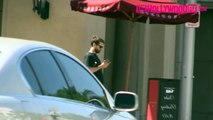 Tobey Maguire Is Unrecognizable At Beverly Hills Valet Stand 9.3.15 TheHollywoodFix.com