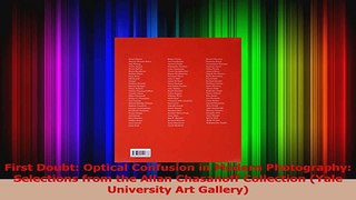 Download  First Doubt Optical Confusion in Modern Photography Selections from the Allan Chasanoff Ebook Online