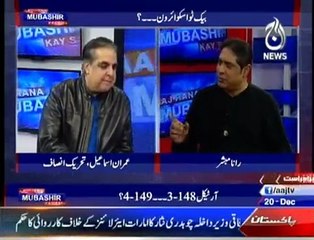 Aaj Rana Mubashir Kay Sath - 20th December 2015