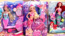 Color Changing Barbie Mermaid Lumina Color Magic Pearl Princess Disney Ariel Mermaids Wate