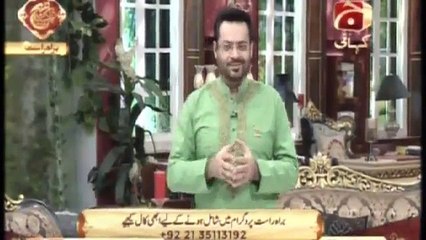 Subh e Pakistan With Aamir Liaqat-21th December 2015-Part 4