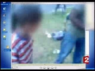 Combats forcés d'enfants sur internet