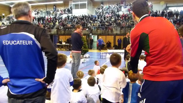Arrivée du Père Noël au Plateau U7/6 de Bourges, le 19/12/2015
