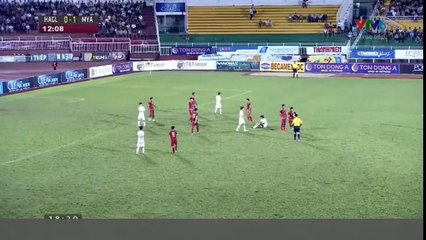 Tuấn Anh chấp cả hàng tiền vệ U21 Myanmar-720 HD (U21 QT-Cup Clear Men 2015)
