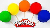 Many Giant Lollipop Play Doh Surprise Eggs Spongebob Squarepants DC Batman