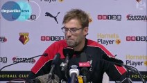 Jürgen Klopp' disappointed but determined following Liverpool 3-0 loss to Watford