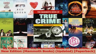 By Colin Wilson The Mammoth Book of True Crime A New Edition Mammoth Books Updated Download