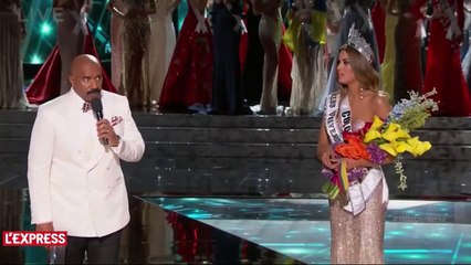 Miss Univers: la bourde du présentateur au moment de désigner la gagnante