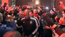 Beşiktaş Ankara'da meşalelerle karşılandı!