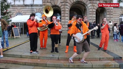 Morlaix. Au centre-ville, c'est Noël avant l'heure !