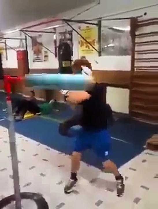 A punching bag that hits back