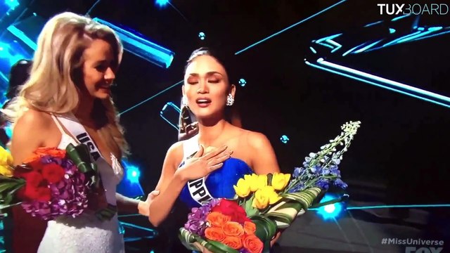 Miss Univers 2015 - le présentateur se trompe de gagnante