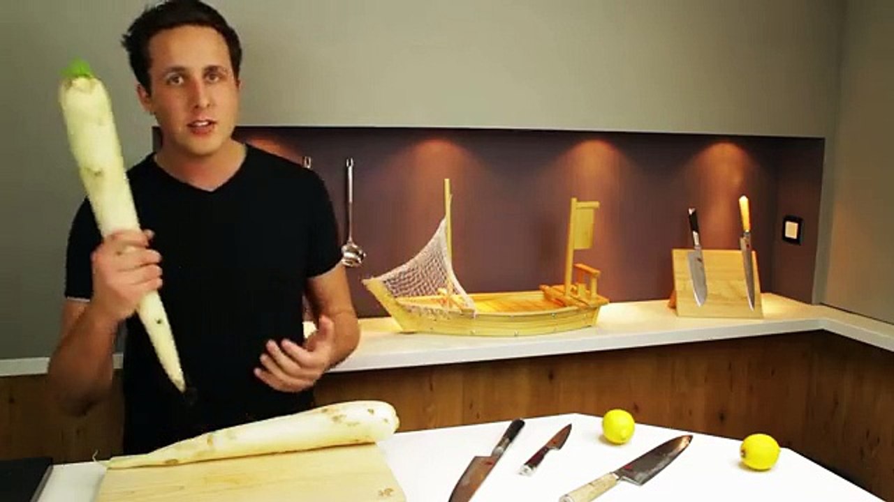 How To Make Daikon Flower Garnish