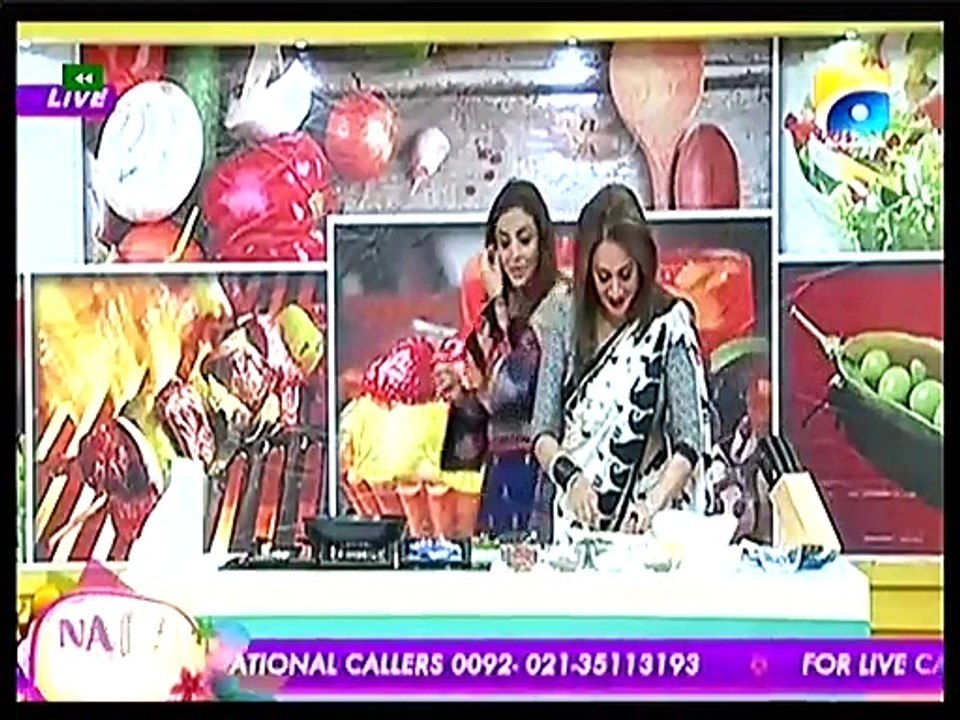 Nadia khan show on Geo TV - 21st December 2015 - Part 3