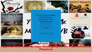 PDF Download  FiniteTemperature Field Theory Principles and Applications Cambridge Monographs on Read Full Ebook