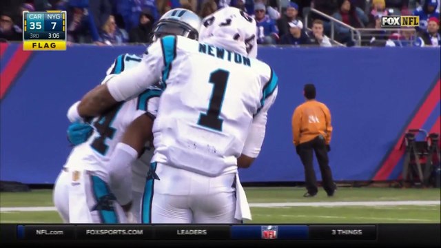 NFL Player hits opponent helmet to helmet to get revenge - New York Giants