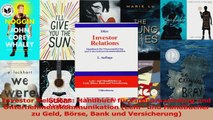 Lesen  Investor Relations Handbuch für Finanzmarketing und Unternehmenskommunikation Lehr und Ebook Frei