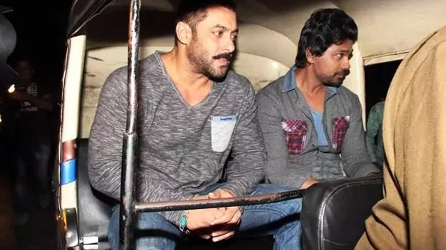 Salman Khan Takes An Auto Rickshaw Ride Home