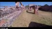 Pilotage de drone extrême dans des ruines au Mexique. Magique...
